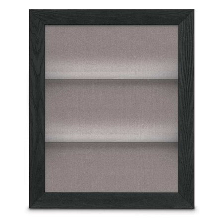 United Visual Products Outdoor Enclosed Combo Board, 42"x32", Gold Frame/White Porcelain & Cork UVCB4232ODG-WHTPORC-CORK